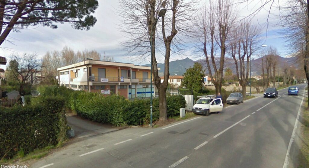 Stato attuale lungo la via provinciale