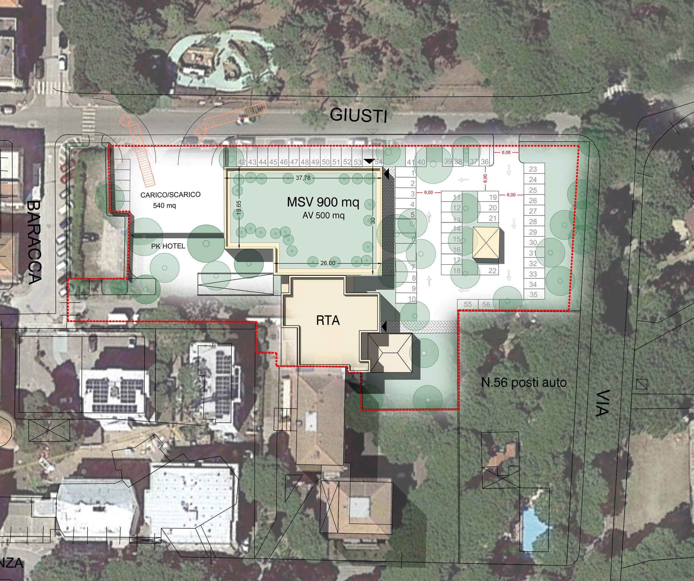 Masterplan di progetto – Marina di Grosseto