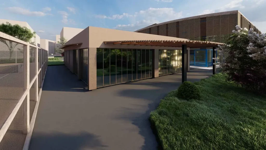 Club house e impianti sportivi complementari